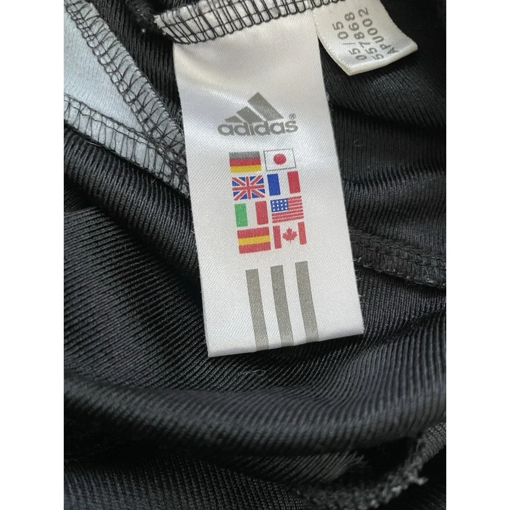 Vintage Adidas‎ Jacket Mens M Black Gray Small Logo on Back